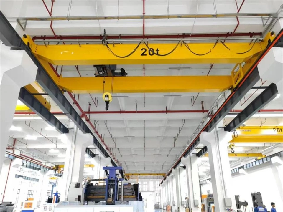 20 Ton Heavy Load Double Girder EOT Crane For Factory Use